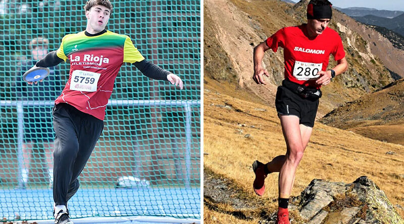 El atleta Marcos Moreno y el corredor de Trail Alain Santamaría, mejores deportistas riojanos de 2022 y 2023