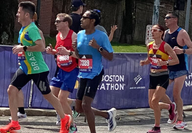 Gema Olave, primera española en el Maratón de Boston