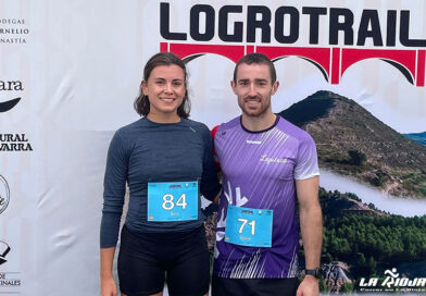 Daniel Ibarrondo y Sara Pascual, vencedores de la tercera etapa de LogroTrail