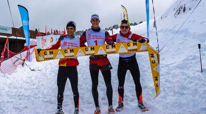 Abel Altuzarra se alza con el título de campeón de España Junior de Snow Running en Larra Belagua