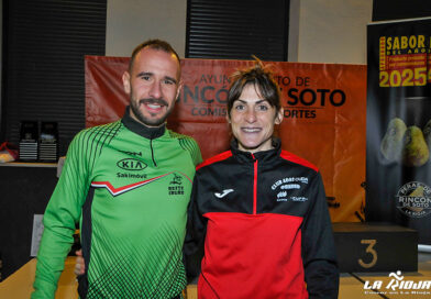 Andoni Acebedo y Esther Rodríguez, vencedores de la XI Carrera Nocturna de Rincón de Soto