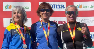 Maru Hernaiz se cuelga el oro en el Campeonato de España de 10 km en ruta en Ibiza