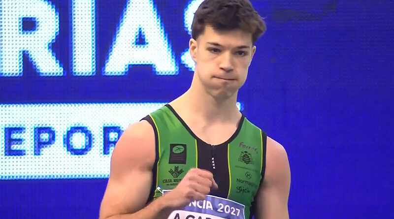 Alejandro García iguala un récord autonómico de hace 33 años en el Nacional de Pista Corta