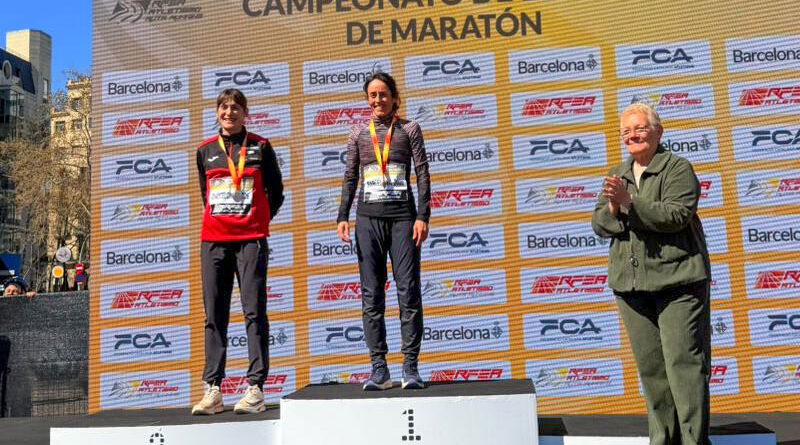 Esther Rodríguez, subcampeona de España F45 de Maratón en Barcelona
