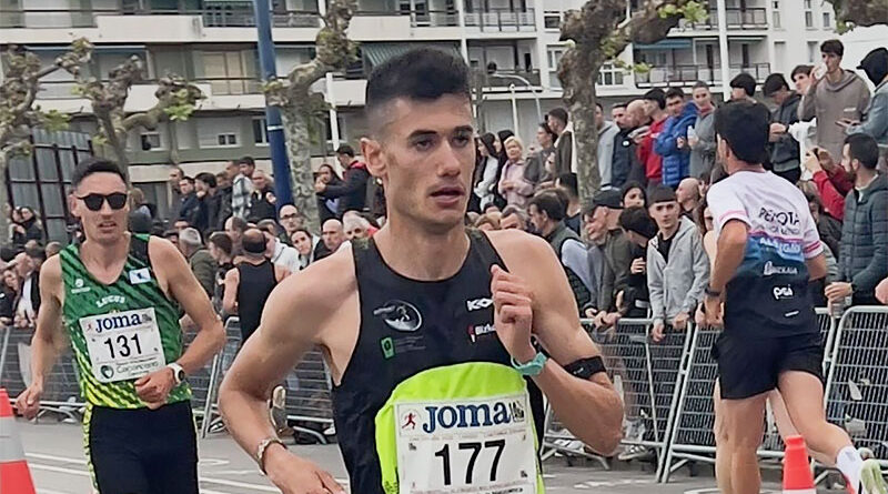 Daniel Ruales volvió a ser el riojano más rápido en los 10 Km de Laredo