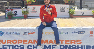 Nacho García y Chuchi Fernández consiguen tres medallas en el Europeo Master de Catania