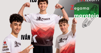 Los riojanos del Fuga Young Trail Team acuden a una Zegama Junior marcada por el frío y la nieve