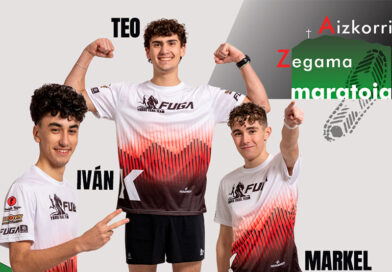 Los riojanos del Fuga Young Trail Team acuden a una Zegama Junior marcada por el frío y la nieve