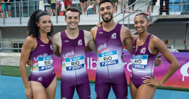 El relevo 4×400 mixto confirma el tercer récord autonómico para La Rioja en el Nacional de FFAA