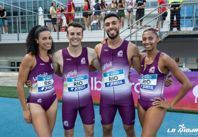 El relevo 4×400 mixto confirma el tercer récord autonómico para La Rioja en el Nacional de FFAA