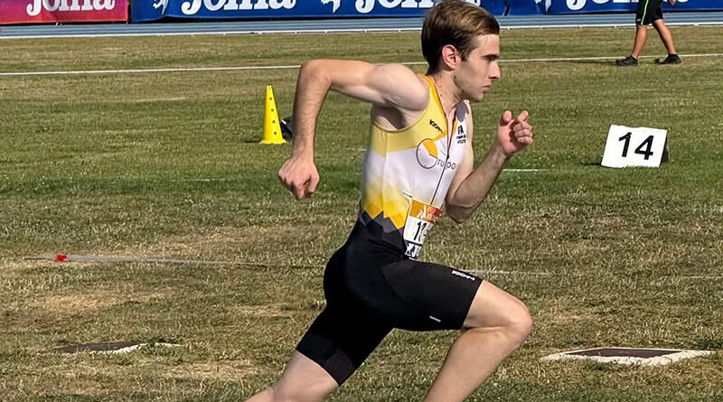 El calagurritano Mikel Abad se proclama campeón navarro absoluto de 800 metros con marca personal