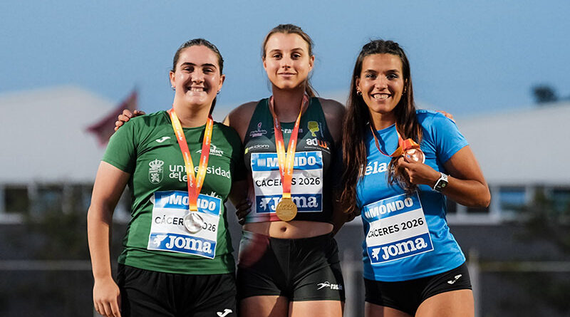 María López, subcampeona de España Sub23 en Jabalina