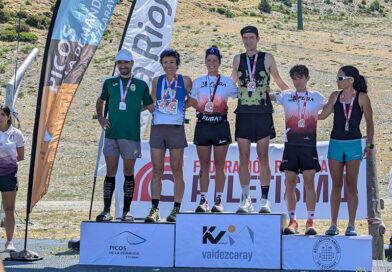 Alain Santamaría y Raquel Mendizábal, primeros campeones de La Rioja de Subida Vertical