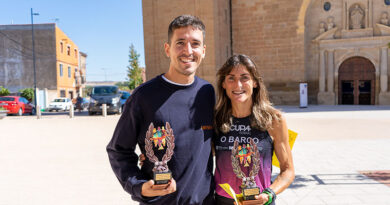 Javier Ochoa y Esther Rodríguez, vencedores de la XXXIV Carrera Huertas del Ebro