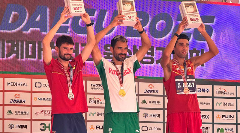 Nacho García y Óscar Calvé, subcampeones del mundo de 10k en ruta
