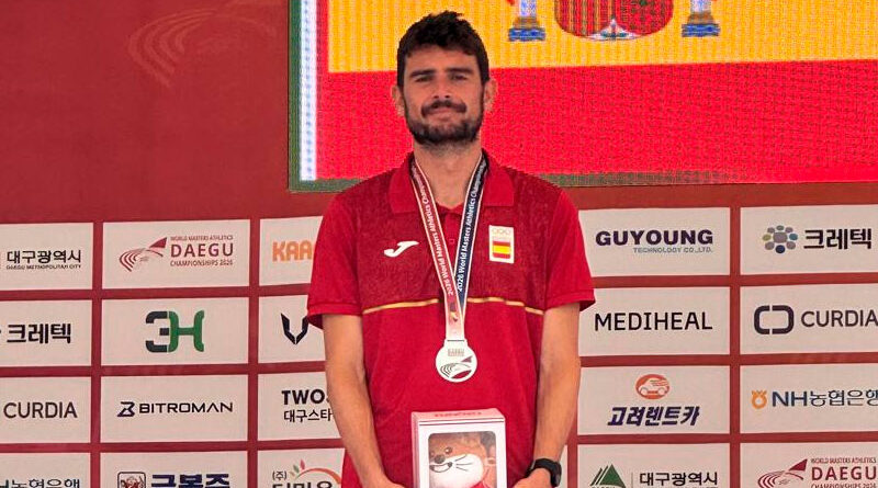 Segunda plata para Nacho García en el Mundial Master de atletismo en Daegu