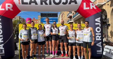 El equipo mixto de Policía Nacional y Fisioterapia Pérez y Salcedo en hombres y mujeres vencen en la II Carrera de Empresas de La Rioja