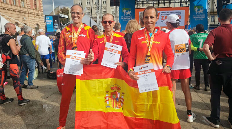 Dos medallas por equipos y tres puestos destacados para los riojanos en el Mundial Master de Zagreb